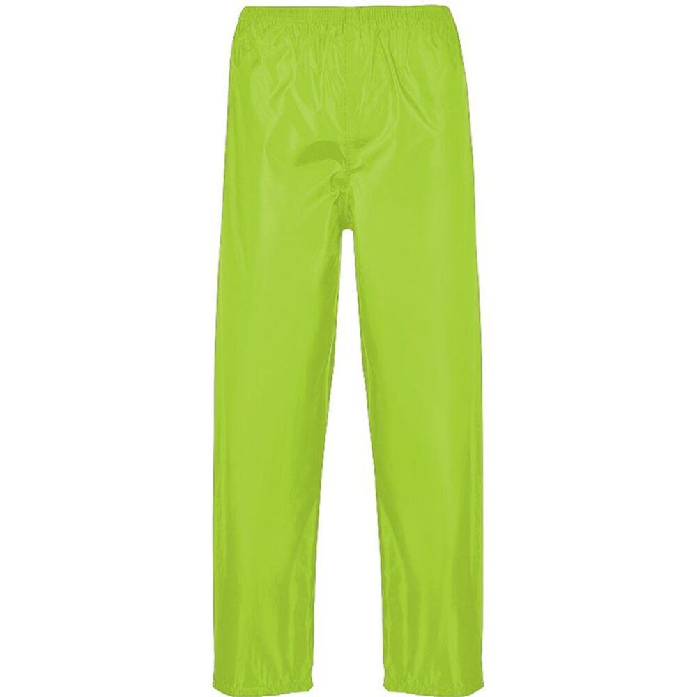 Portwest Mens Classic Rain Elasticated Trousers (S441) /Pants /Bottoms  / Yellow